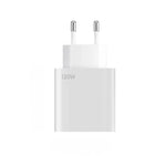 1+1 CADOU Adaptor de Încărcare Rapidă 120W cu Cablu USB-C Inclus, Port USB-A, 1 m – Alb