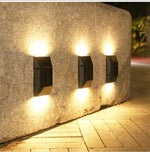 Set 2 x lampa solara cu 6 leduri si senzor