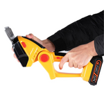 Foarfecă Electrică cu Acumulator 2 în 1 – Pentru Gazon și Gard Viu | 2 Acumulatori Incluși