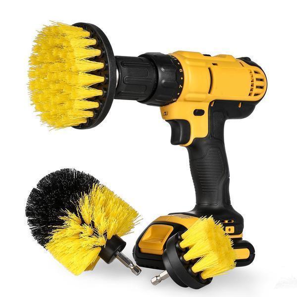 Kit burghiu fără fir de 36V – 2 baterii, ciocan, 30 de accesorii + set de perii gratuit