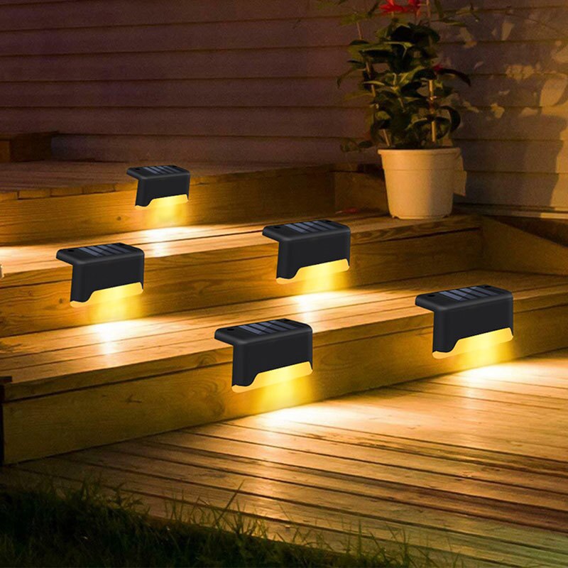 Set 4 x Mini lampa solara, LED, pentru scari