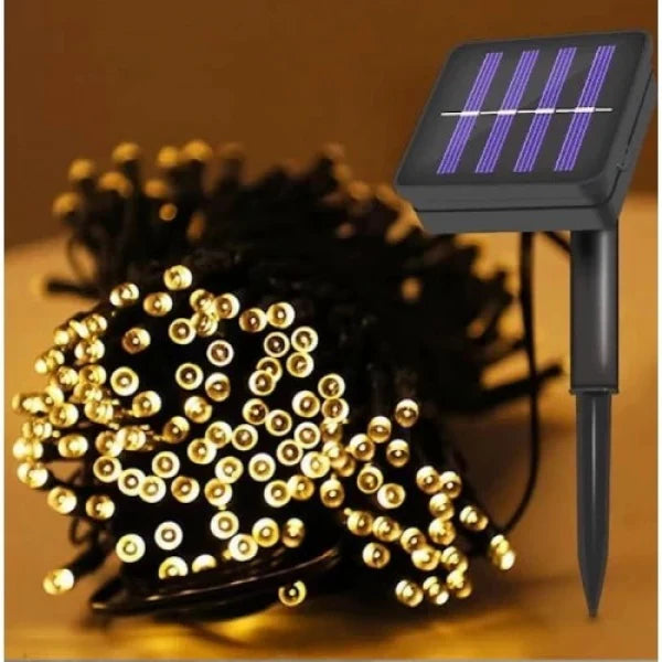 Set 3 x Instalatie solara 100 LED - diferite culori