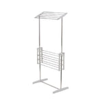 Set 2X Uscator de rufe cu 2 nivele, pe verticala, pentru spatii inguste
