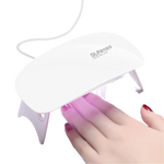 Organizator pentru cosmetice, cu sertare, incapator + Mini lampa UV pentru unghii CADOU