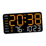 Ceas digital de perete, versatil, LED, cu alarma, calendar si termometru