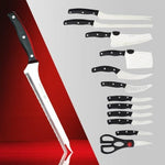 2x Set 13 unelte culinare profesionale, lama inox