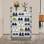 Raft pliabil pentru pantofi cu 5 etaje, design modern, stabil și multifuncțional