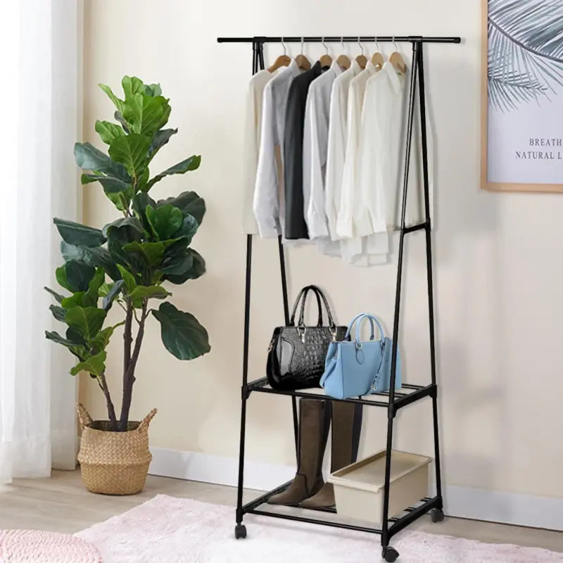 1+1 CADOU Suport triunghi multifunctional pentru haine si umerase + PRODUS CADOU
