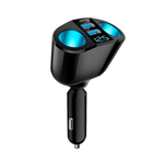 Incarcator Auto G-C14 cu 2 Porturi Bricheta, 2 x USB si 1 x type-C, Putere 66W, Ajustabil si Rotativ, Negru
