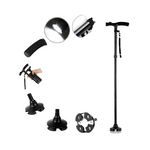 Baston pliabil cu cap flexibil si lanterna led