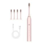 Pachet Minge Zburătoare LED Tip Dronă + Periuță de Dinți Electrică, 6 Moduri de Periaj, Încărcare USB