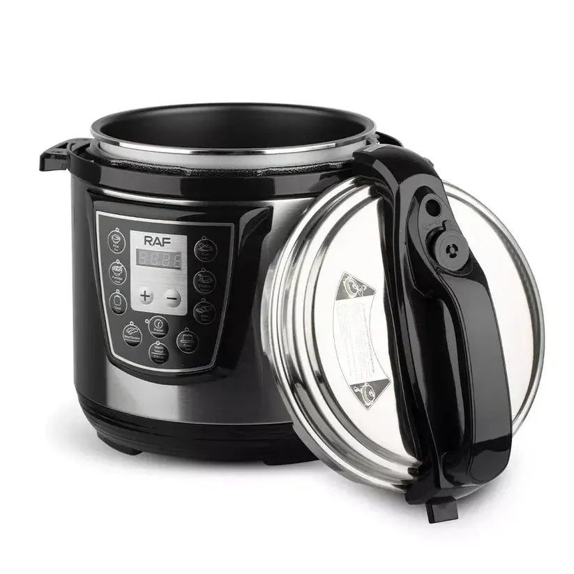 Oală Electrică Sub Presiune RAF R.177, 6L, 1000W, multifuncțională și multiprogramabilă, Oțel Inoxidabil