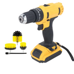 Kit burghiu fără fir de 36V – 2 baterii, ciocan, 30 de accesorii + set de perii gratuit