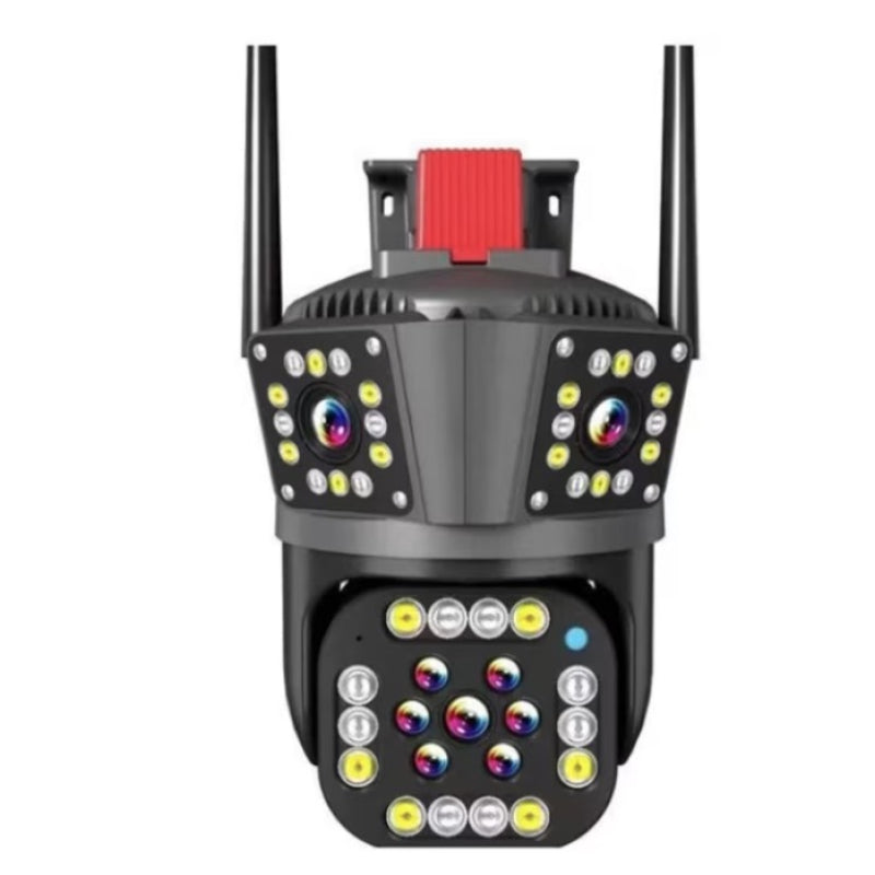 Camera de Supraveghere Inteligenta 4G pentru exterior cu doua lentile detectare a miscarii vedere pe timp de noapte 12MP