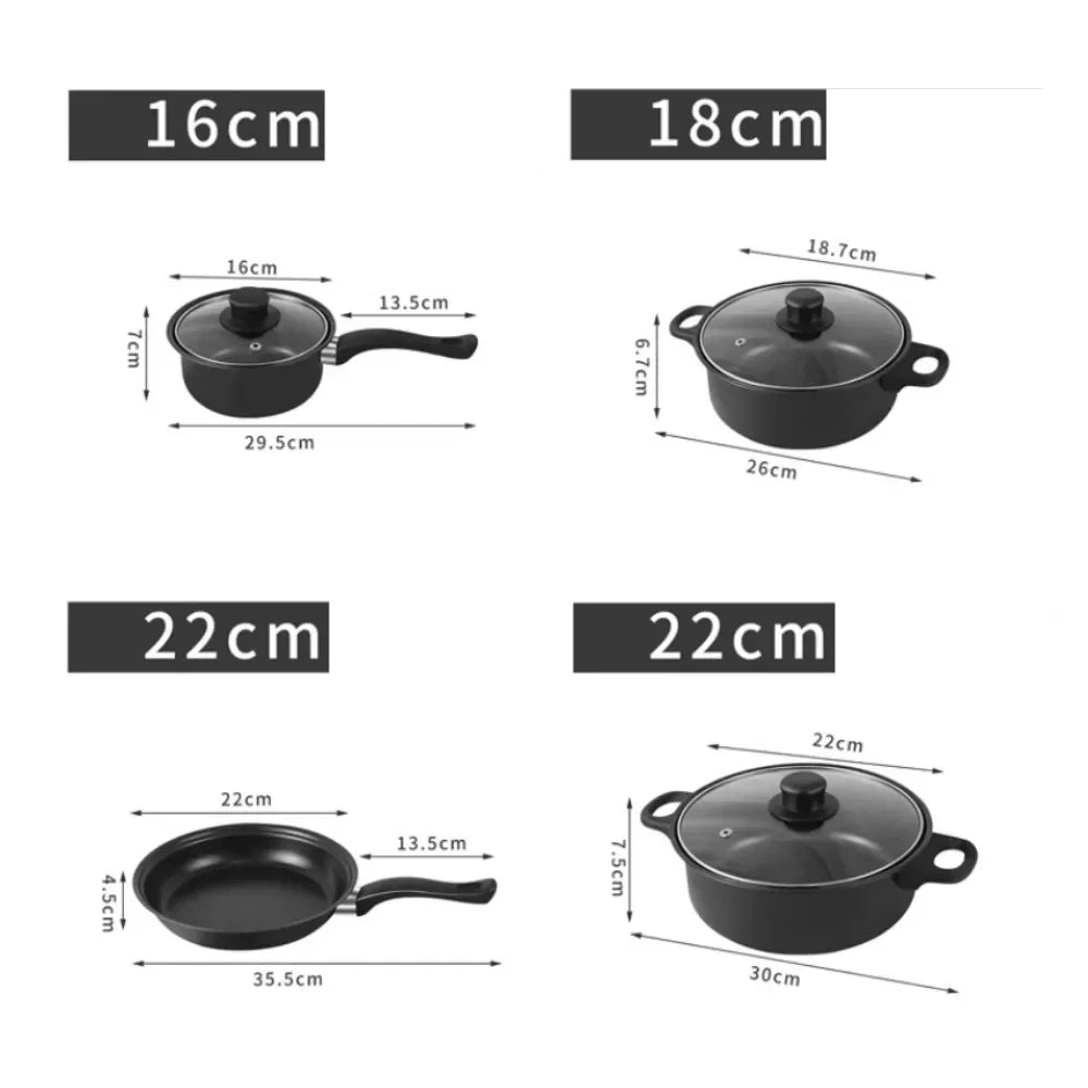 Set oale si ustensile bucatarie, 13 piese