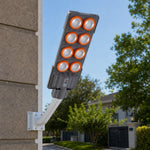 Proiector Solar LED Exterior cu Senzor, 600W, Lampa Solara Puternica pentru Curte, Gradina, Alei, Iluminat Exterior IP65