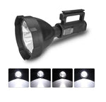 Lanternă LED de 60W cu trepied și baterie externă + lampă de perete cu senzor de mișcare solară (3W, neagră)