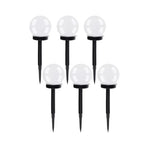 Set 6 lampi solare pentru alei, senzor amurg, LED cu lumina rece, timp de lucru 6 ore