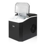 Masina de gheata portabila, RAF R0302, 150W, volum 1.2 L, cos si lingurita, 26x23x29 cm, negru
