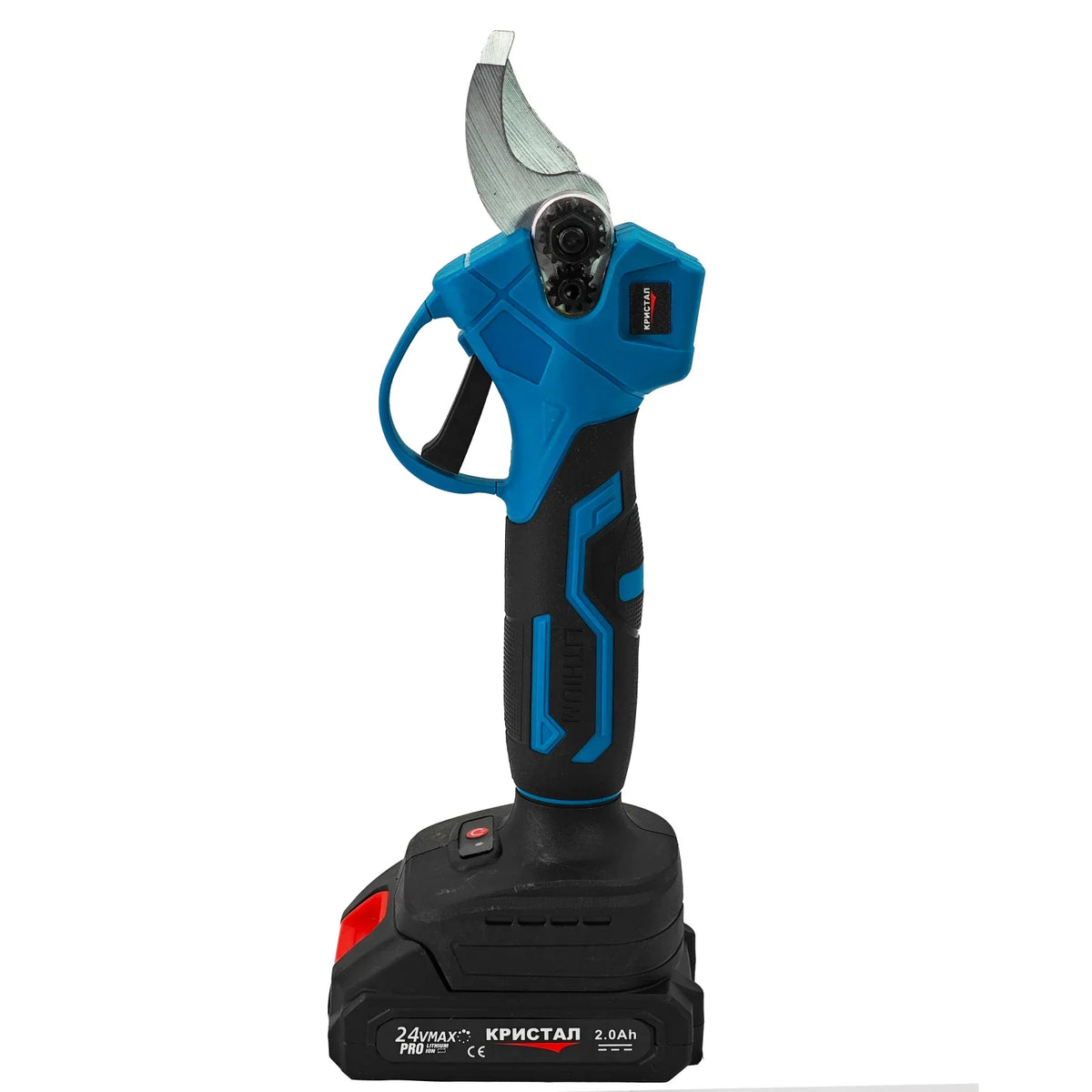 Set foarfeca electrica & mini-drujba cu 2 acumulatori, 24 V, 2 Ah, incarcator, accesorii incluse