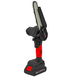 Set foarfeca electrica & mini-drujba cu 2 acumulatori, 24 V, 2 Ah, incarcator, accesorii incluse