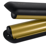 Ondulator pentru par, RAF R0411, 35W, placat cu ceramica, 29x6cm, negru-auriu