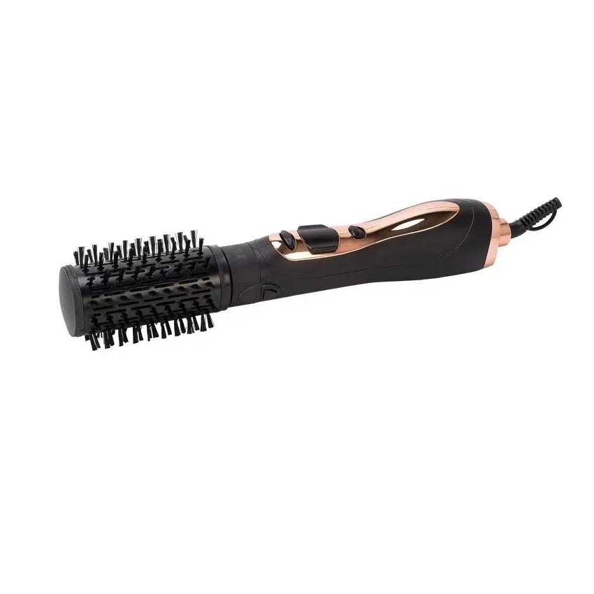 Perie rotativa RAF R598, 1000W, perie detasabila, jet cu aer rece, 2 trepte de temperatura, negru-auriu