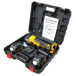 Polizor unghiular cu 2 acumulatori, Brushless, 48 V, 5 Ah, Diametru disc 125 mm, 8100 Rpm, Galben