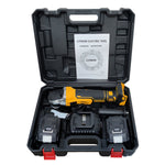 Polizor unghiular cu 2 acumulatori, Brushless, 48 V, 5 Ah, Diametru disc 125 mm, 8100 Rpm, Galben