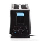 Prajitor de paine, RAF R263, 650 W, pentru 2 felii, 6 trepte de prajire, 21x10.5x17 cm, negru