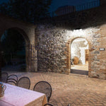 Set 2 x Lampa solara, de exterior cu 3 capete, LED, incarcare solara