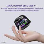 Set 2 x Boxa portabila Bluetooth G200, 5W, prindere MagSafe & inel magnetic, suport telefon 2 in 1