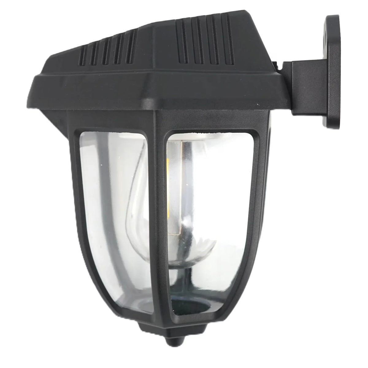 Set 4 Lampa solara LED cu incarcare solara, Pentru terasa, casa si curte, Pornire automata pe timp de noapte