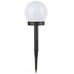Set 12 x Lampa solara de gradina, 10cm, IP44, Nergu/Alb