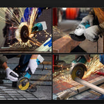 Cheie de impact si Polizor Unghiular fara fir, Masina de gaurit si insurubat, flex, 2 acumulatori 36V 8.0Ah, Valiza Transport, Scule Profesionale