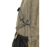 Rucsac munte/drumetie, kaki, 5 compartimente, material textil, 45 l, 60x35x20 cm