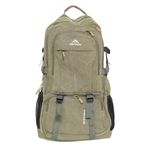 Rucsac munte/drumetie, kaki, 5 compartimente, material textil, 45 l, 60x35x20 cm