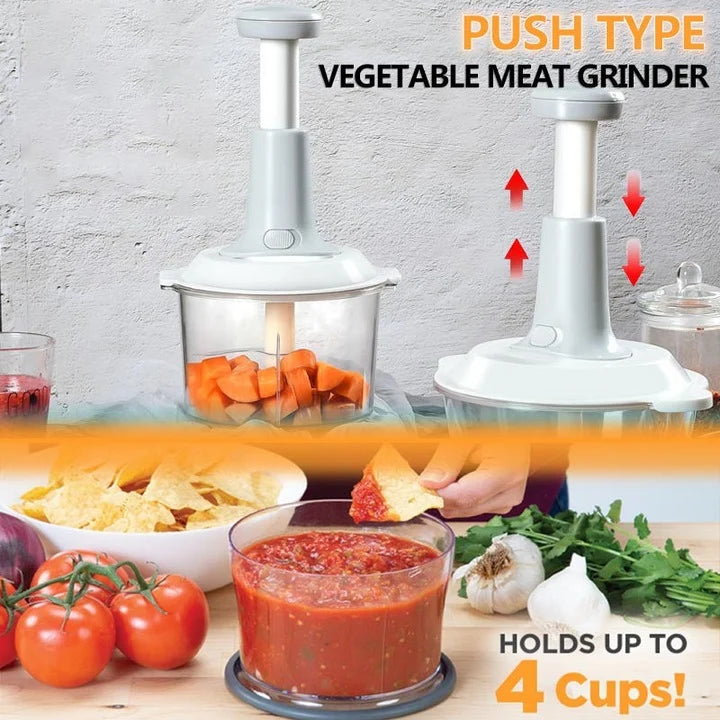 Pachet Bucătărie - Tocător Manual 2L + Set 30 Capace Termoizolante Reutilizabile
