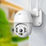 Set 2 x Camera Supraveghere FULL HD 1080P, vedere nocturna, WIFI si 2 carduri microsd 32 GB