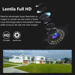 Set 2 camere supraveghere WiFi + 2 carduri microSD 32GB incluse, 360°, 2MP Full HD, vedere nocturnă