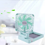 Ventilator Portabil de Masa Solar USB