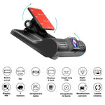 Camera auto tripla Blackbox L300-1, Full-HD, 3 camere-fata/spate/interior, ecran 4'', G Senzor