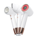 Uscator de par, RAF R423, 1600W, 33.5x16x8cm, 2 viteze si 3 trepte de temperatura, 1 cap magnetic, alb