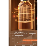 Uscator de rufe electric incorporabil 10Kg control touch screen pliabil protectie supraincalzire
