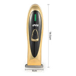 Aparat de tuns reincarcabil, RAF R4006, 3W, cu 3 distantiere, lame din otel, negru-auriu