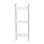 Set 2x Suport multifunctional, cu 3 polite, pentru depozitare, pentru baie sau bucatarie