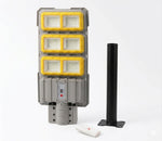 Lampa solara stradala 3000W, cu 6 COB LED, IP 66 + Suport lampa CADOU