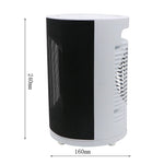 Aerotermă RAF R.1187 1800W, Încălzitor electric confortabil, mini ventilator, culoare albă, încălzitor premium pentru cameră