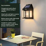 Lanternă LED de 60W cu trepied și baterie externă + lampă de perete cu senzor de mișcare solară (3W, neagră)