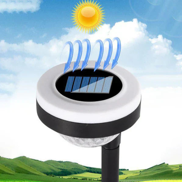 Set 4 x Lampa solara Smart RGB / Alb cald